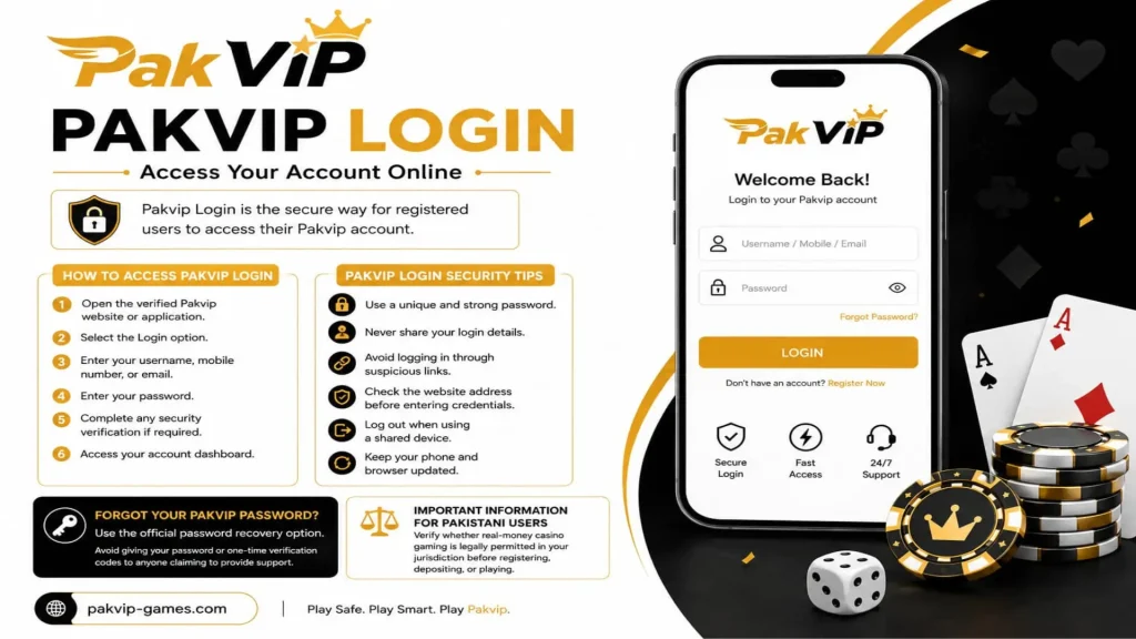 PakVip Game Login